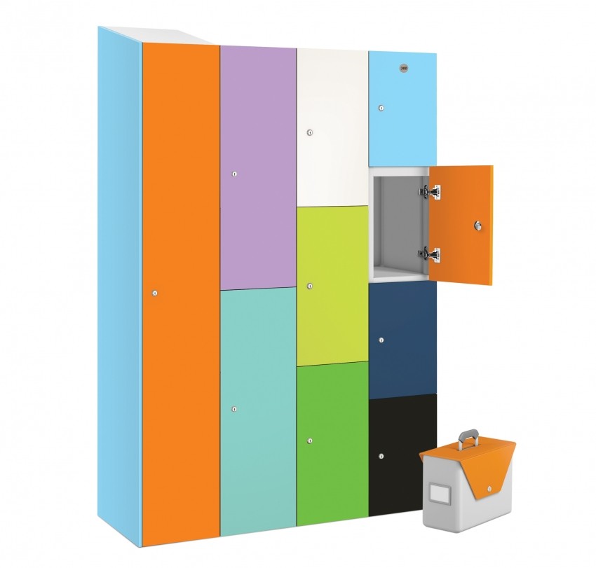 BUZZBOX MFC Laminate Door Lockers