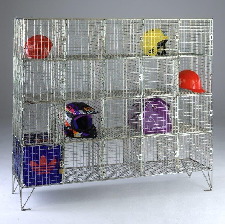 Personal Effects Wire Mesh Lockers