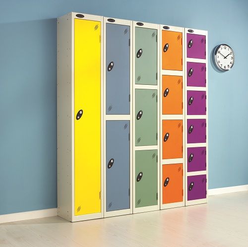 Colour Range One Door Locker - Nest of 2