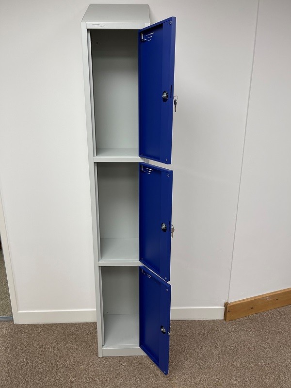 Three Door Hero Locker Sloping Top