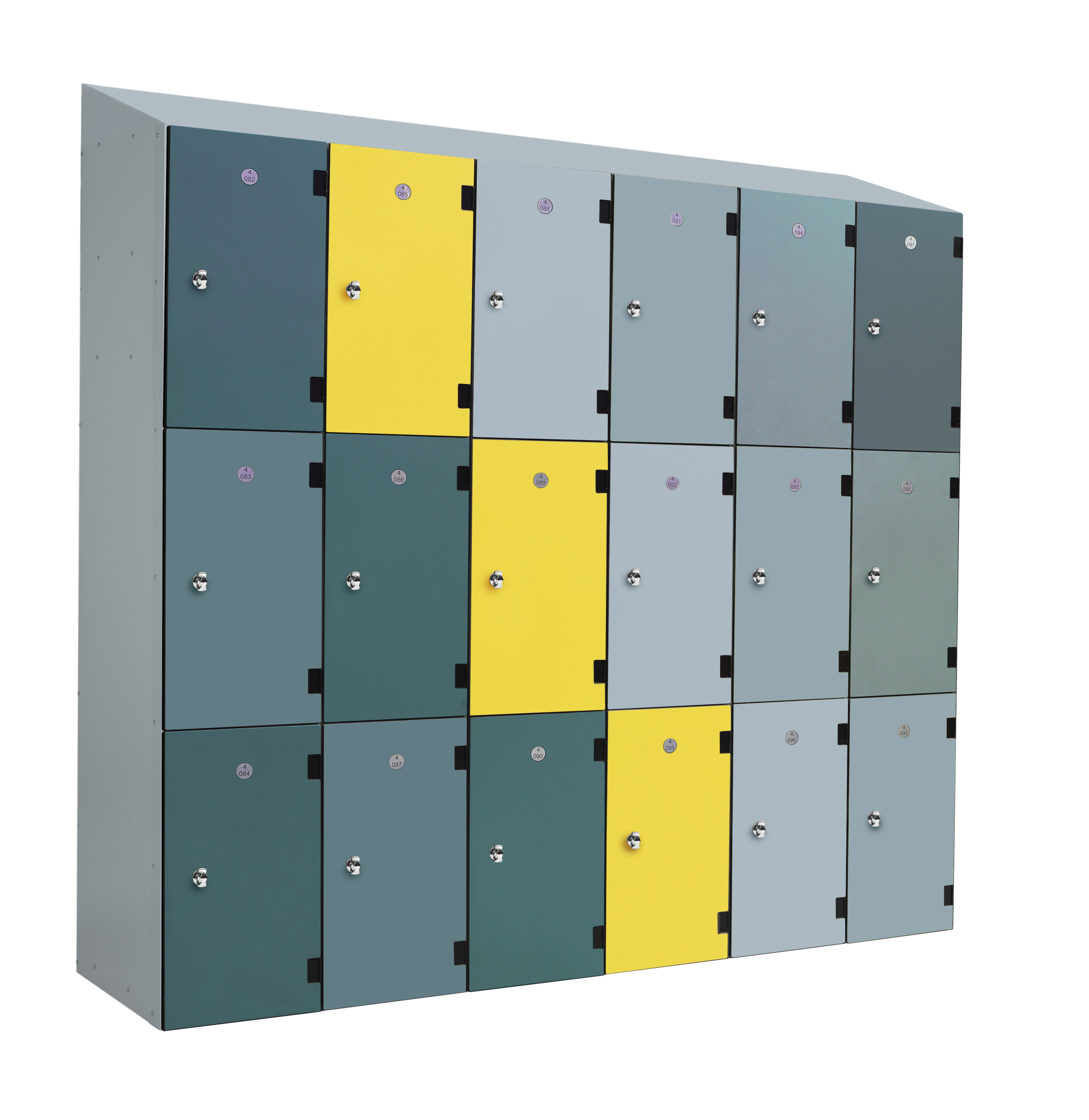 4 Tiers Overlay Laminate School Locker