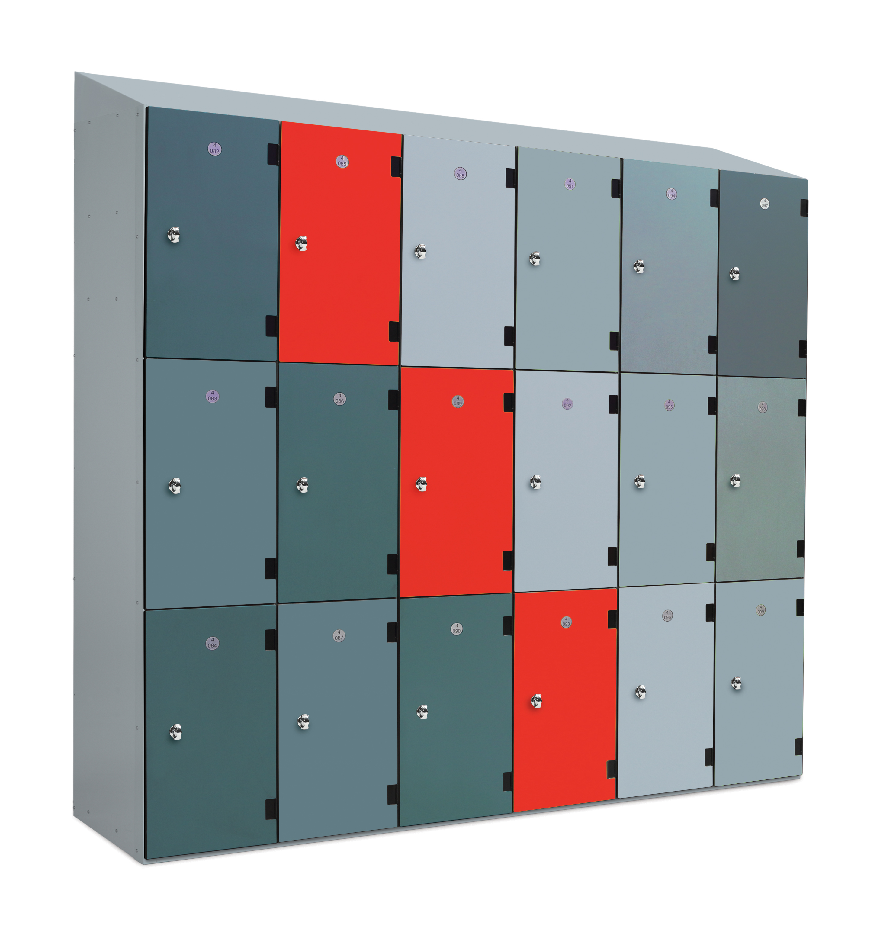 3 Tiers Overlay Laminate School Locker