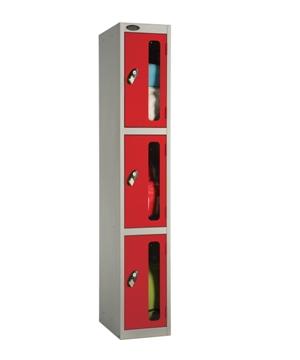 Three Doors Vision Panel Locker