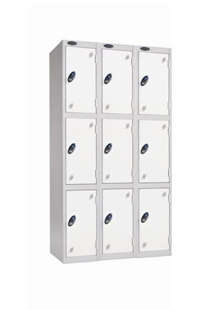 School Value Three Doors Locker - Nest of 3