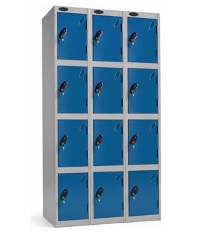 School Value Four Doors Locker - Nest of 3