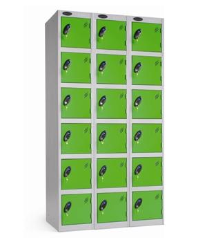 School Value Six Doors Locker - Nest of 3