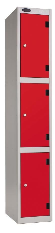 3 Tiers Inset Laminate School Locker