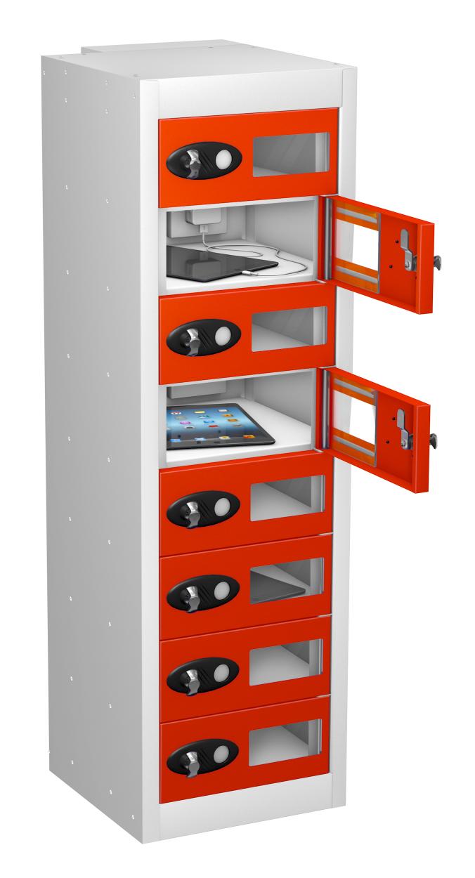 Vision Panel  8 Door TABLET Charging Locker