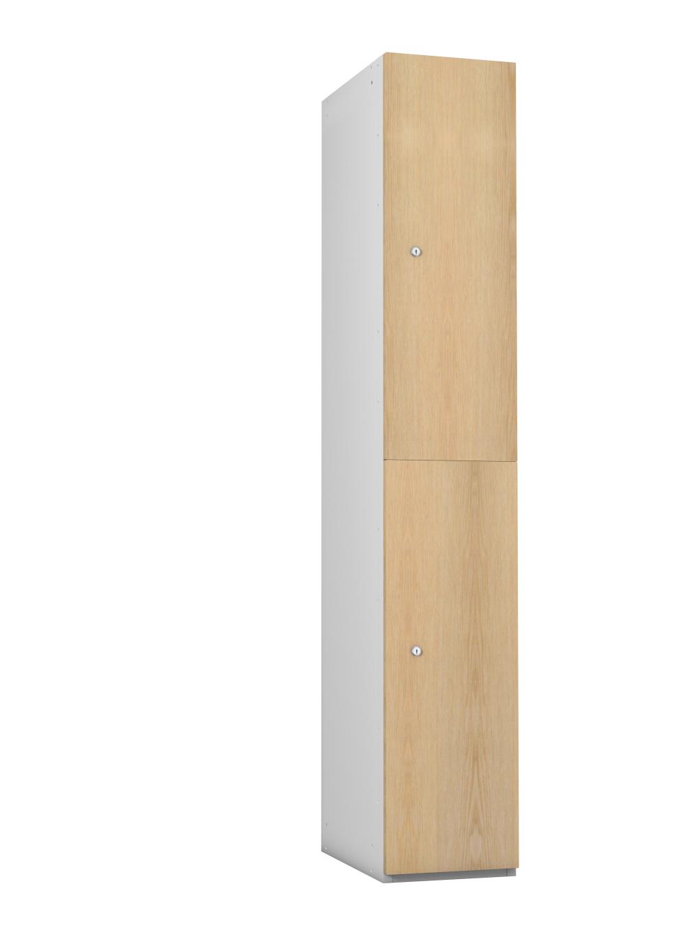 2 Compartment Timber Effect - MFC Door Locker