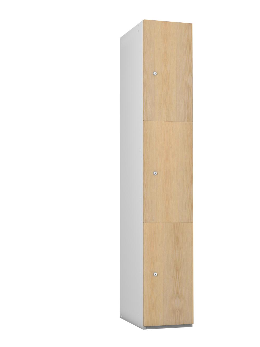 3 Compartment Timber Effect - MFC Door Locker