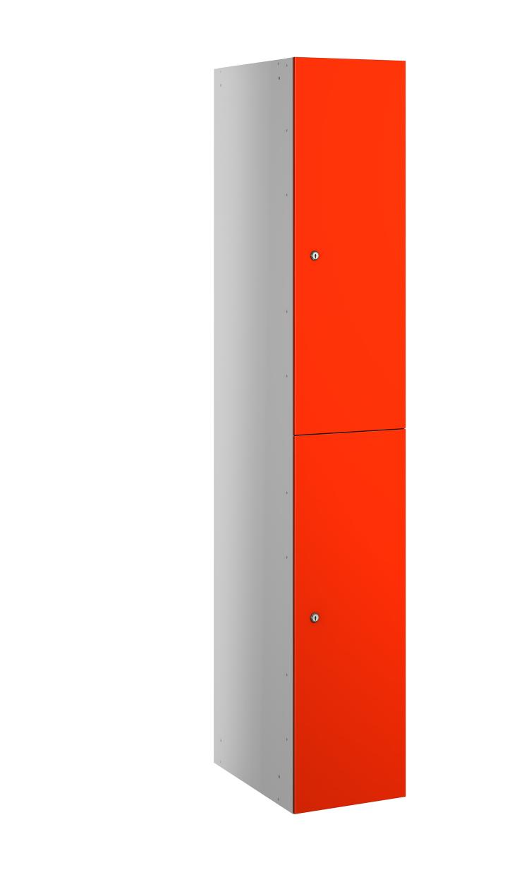 2 Compartment Satin Finish- MFC Door Locker