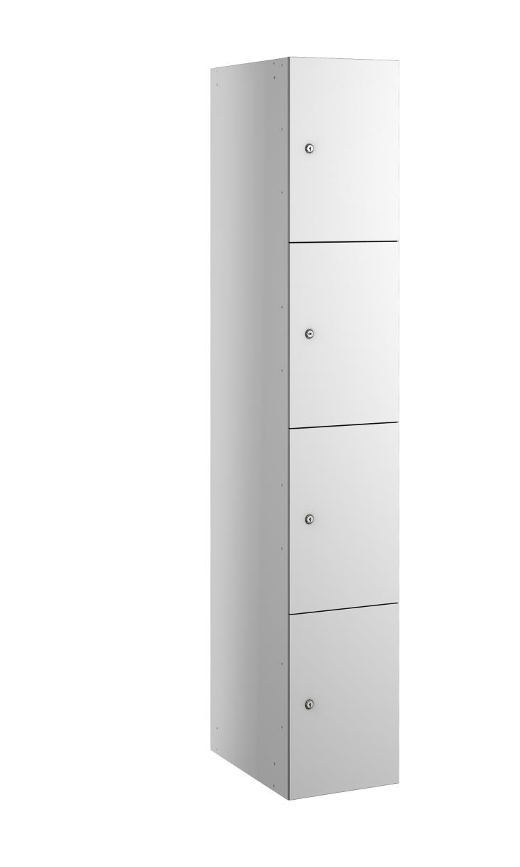 4 Compartment Satin Finish- MFC Door Locker