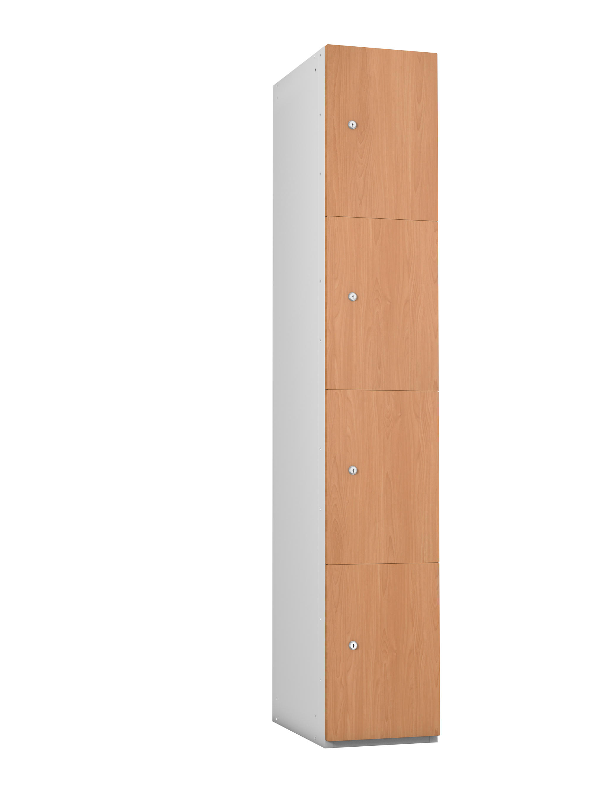 4 Compartment Timber Effect - MFC Door Locker