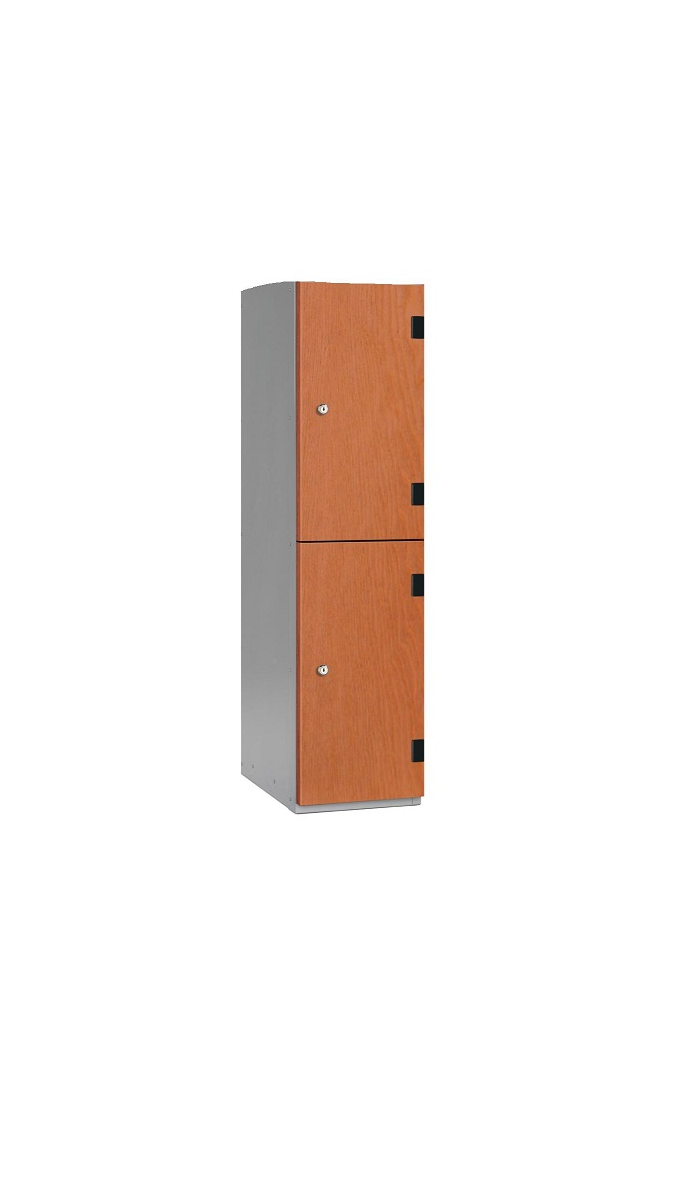 Low level 2 Tiers Overlay Laminate School Locker