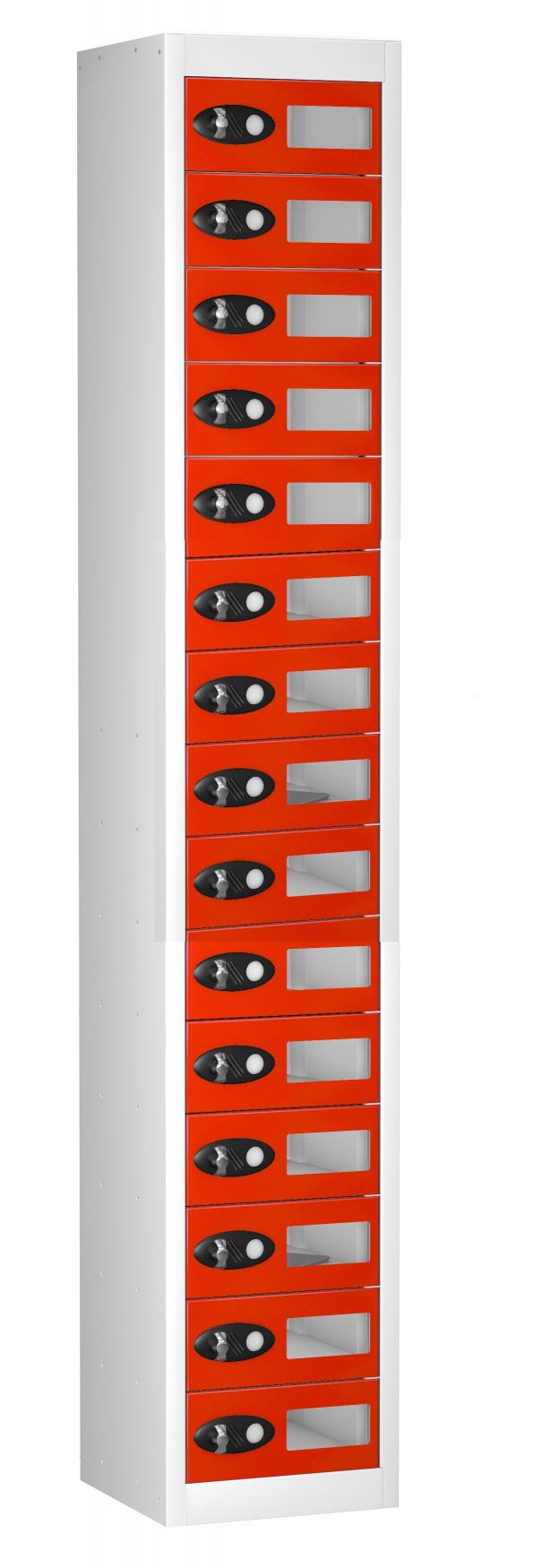 Vision Panel 15 Door Mobile Phone NON Charging Locker