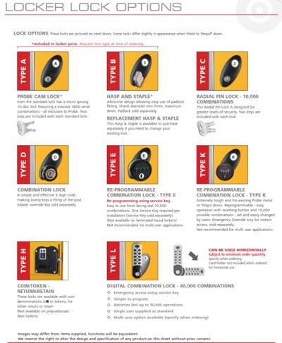 Six Doors Vision Panel Locker