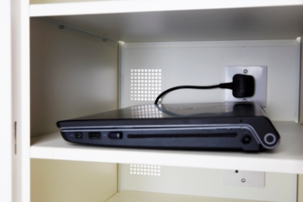 Single Door 15 Shelf School Laptop Charging Locker