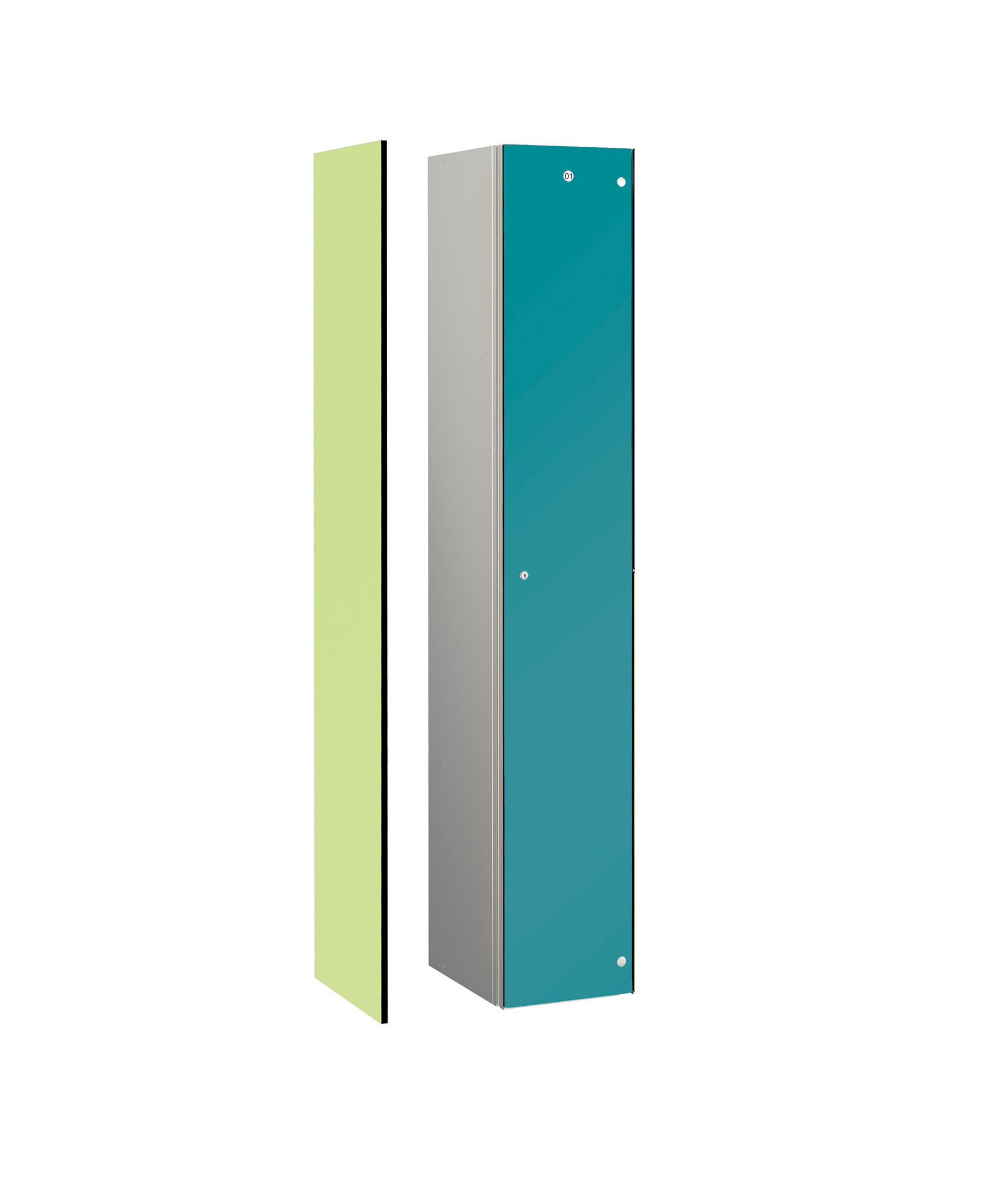 Decorative Laminate End Panel - School Inset Door