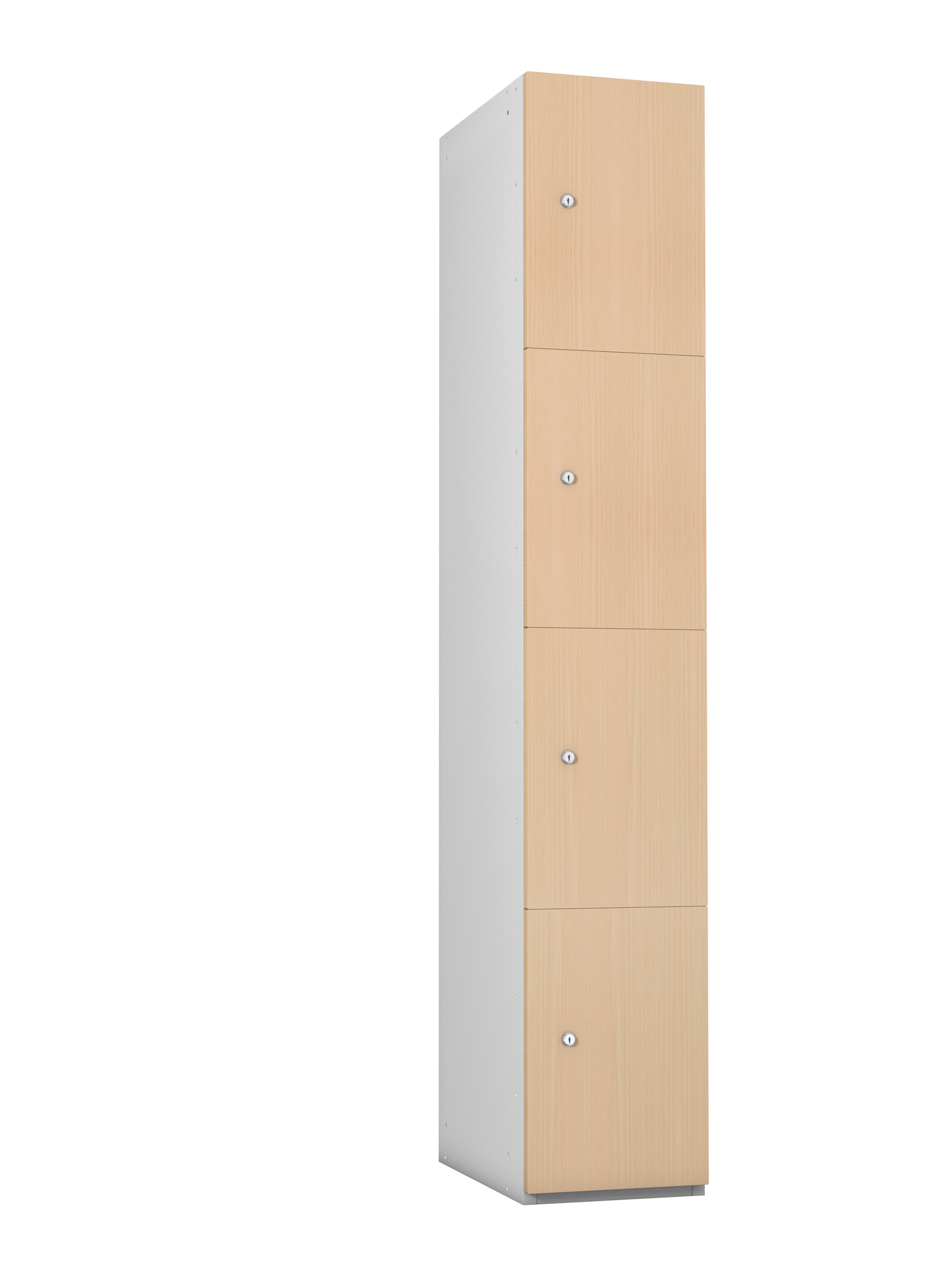 4 Compartment Timber Effect - MFC Door Locker
