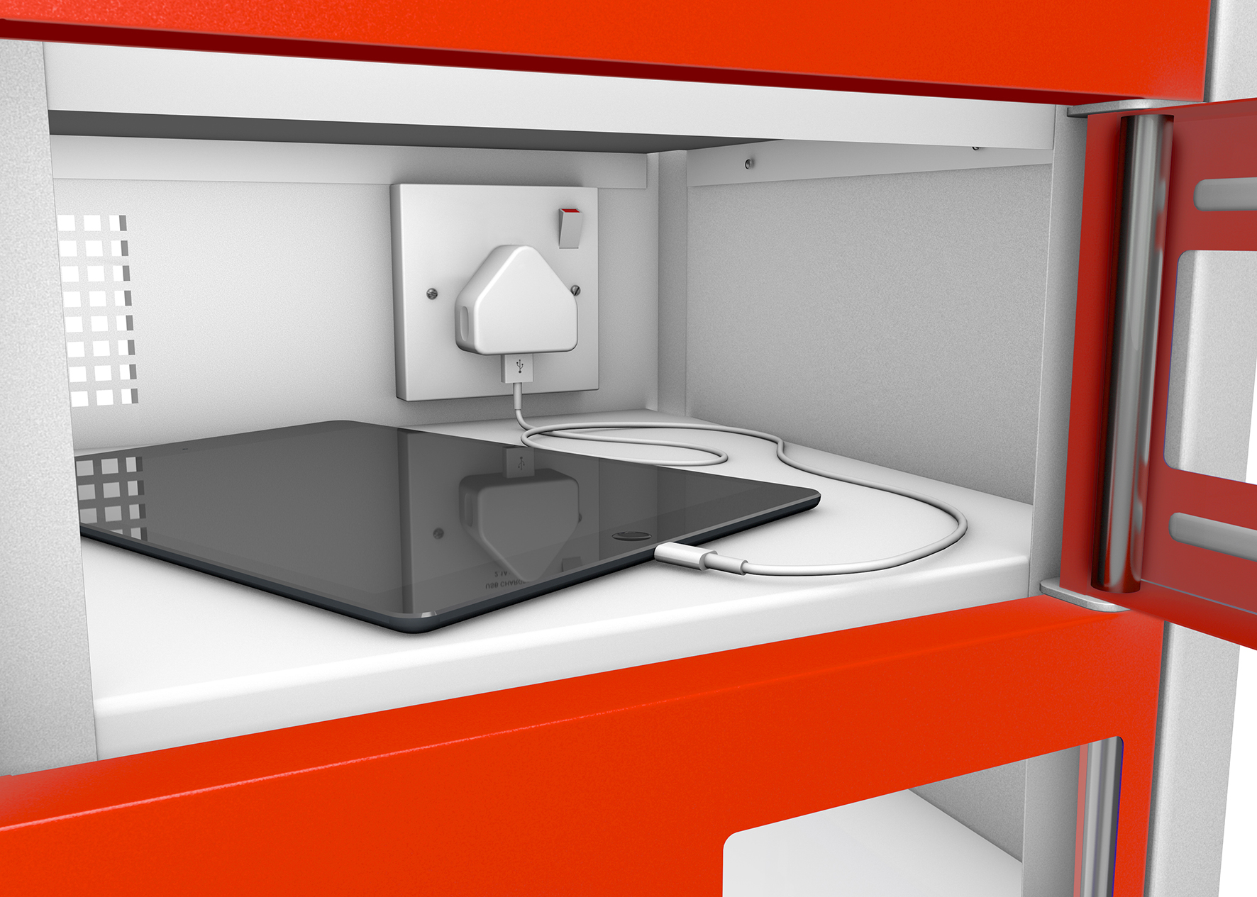 Vision Panel 15 Door TABLET Charging Locker