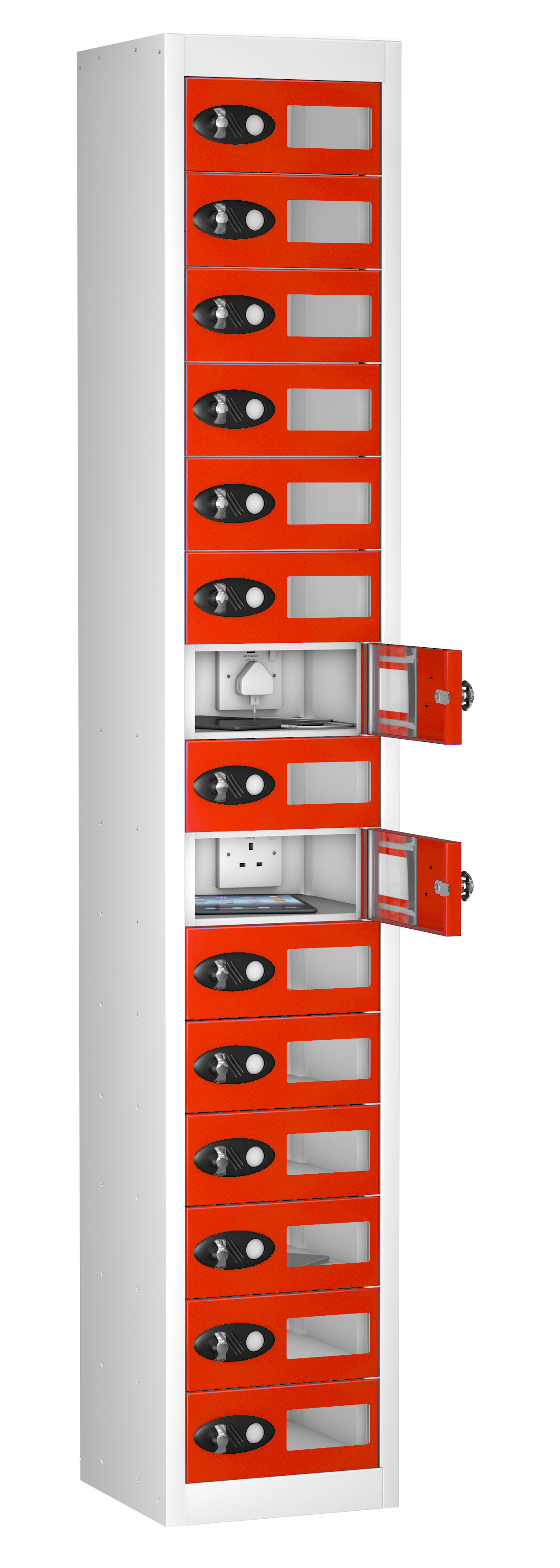 School Vision Panel 15 Door TABLET Charging Locker