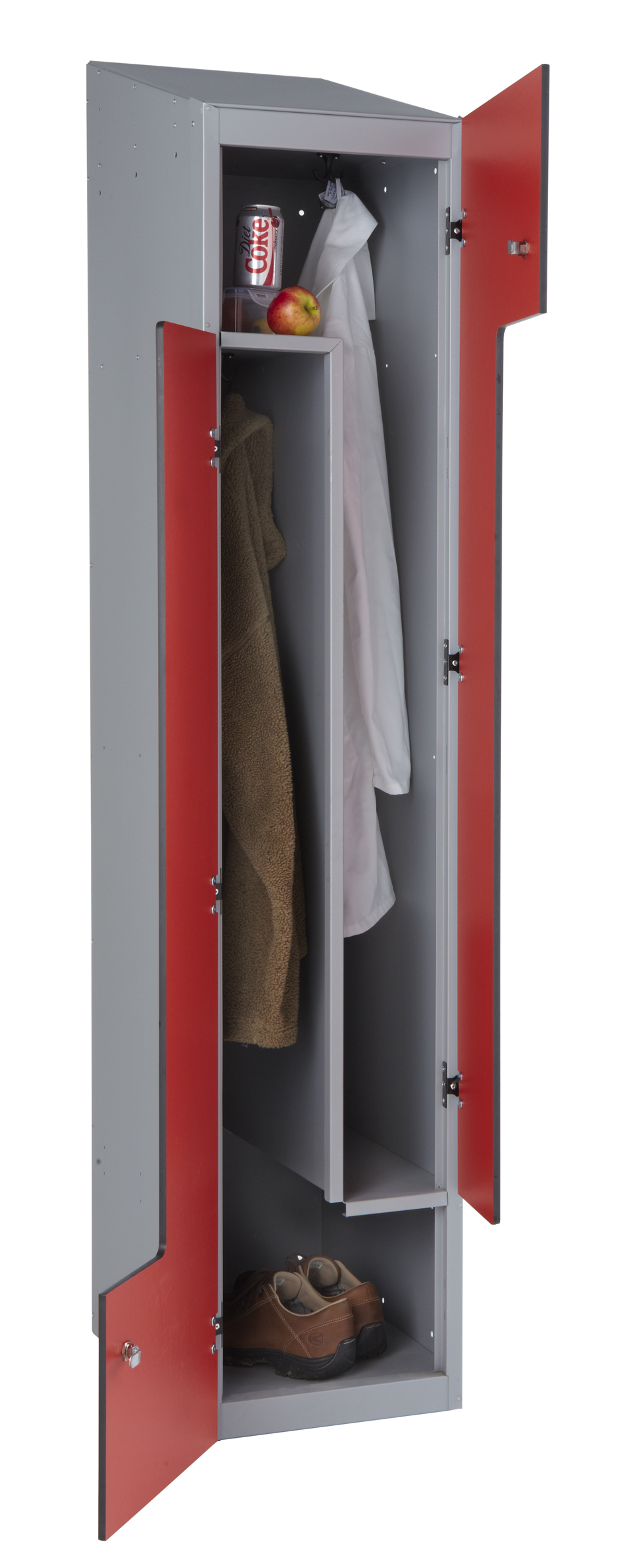 Z Lockers with Solid grade Laminate Doors