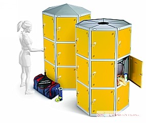 Twenty One Doors Seven Seed Pod Locker Extreme Space Saving