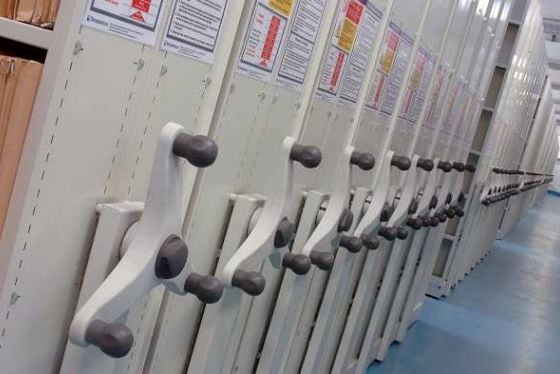 Tape Storage Roller Racking