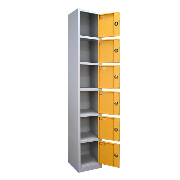Six Door Hero Locker Flat Top