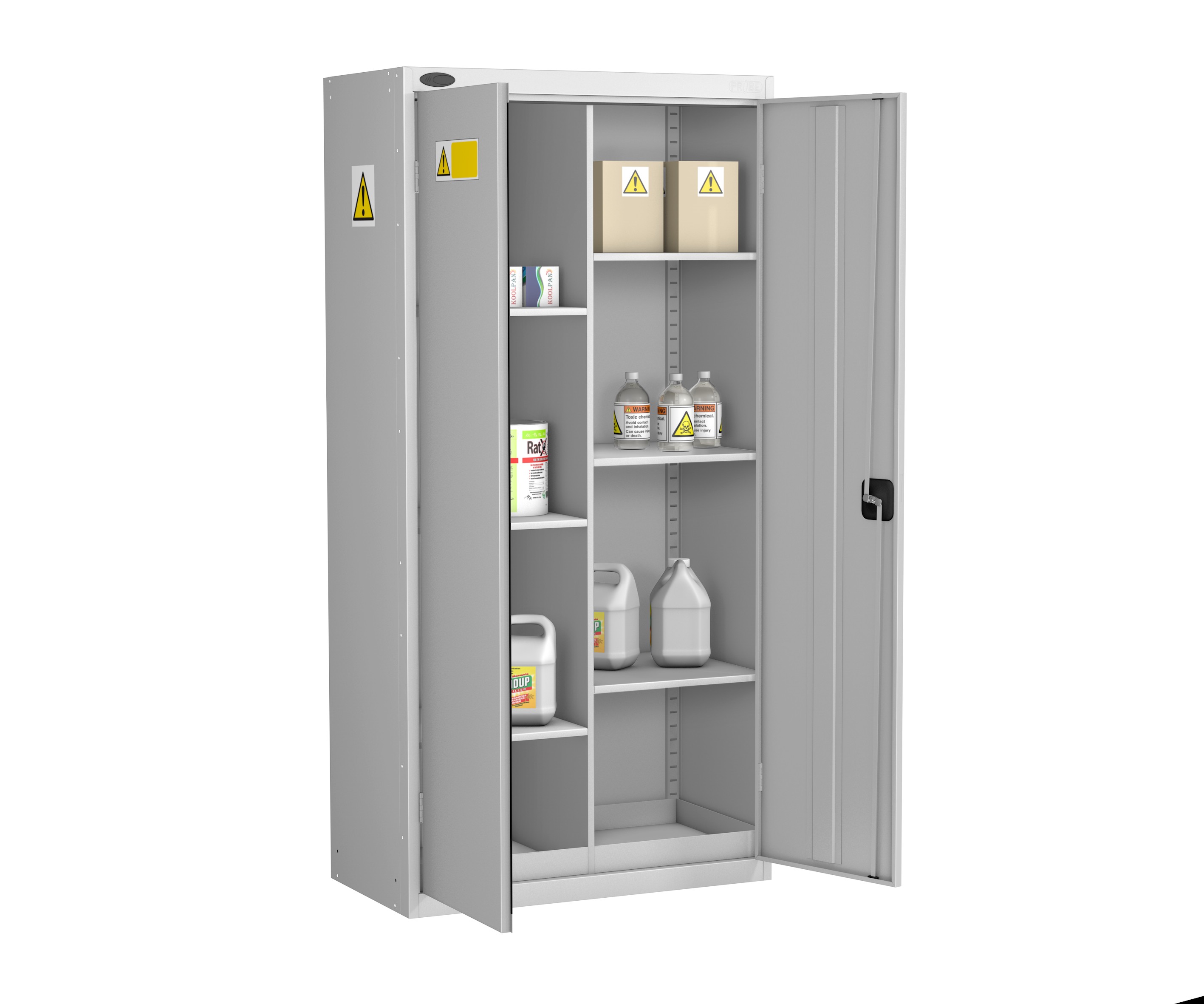 Eight Compartment COSHH Cabinet