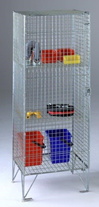 Wire Mesh Low Cupboard - Single Door