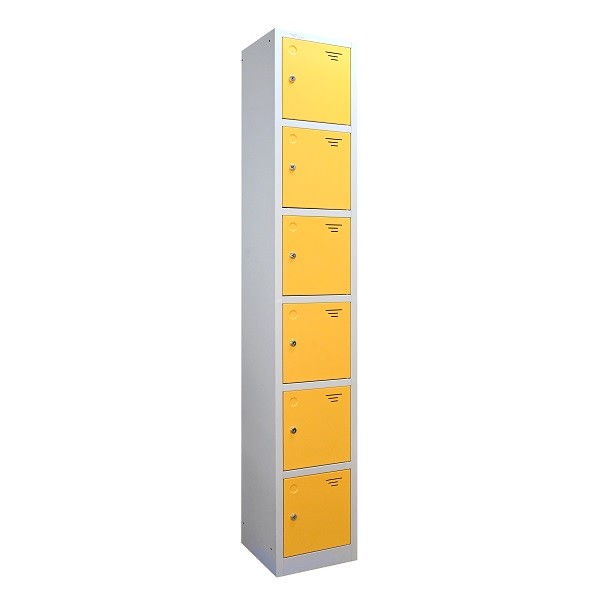 HERO Six Door Locker Flat Top