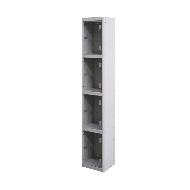 Clear View Perspex Door Four Door Locker