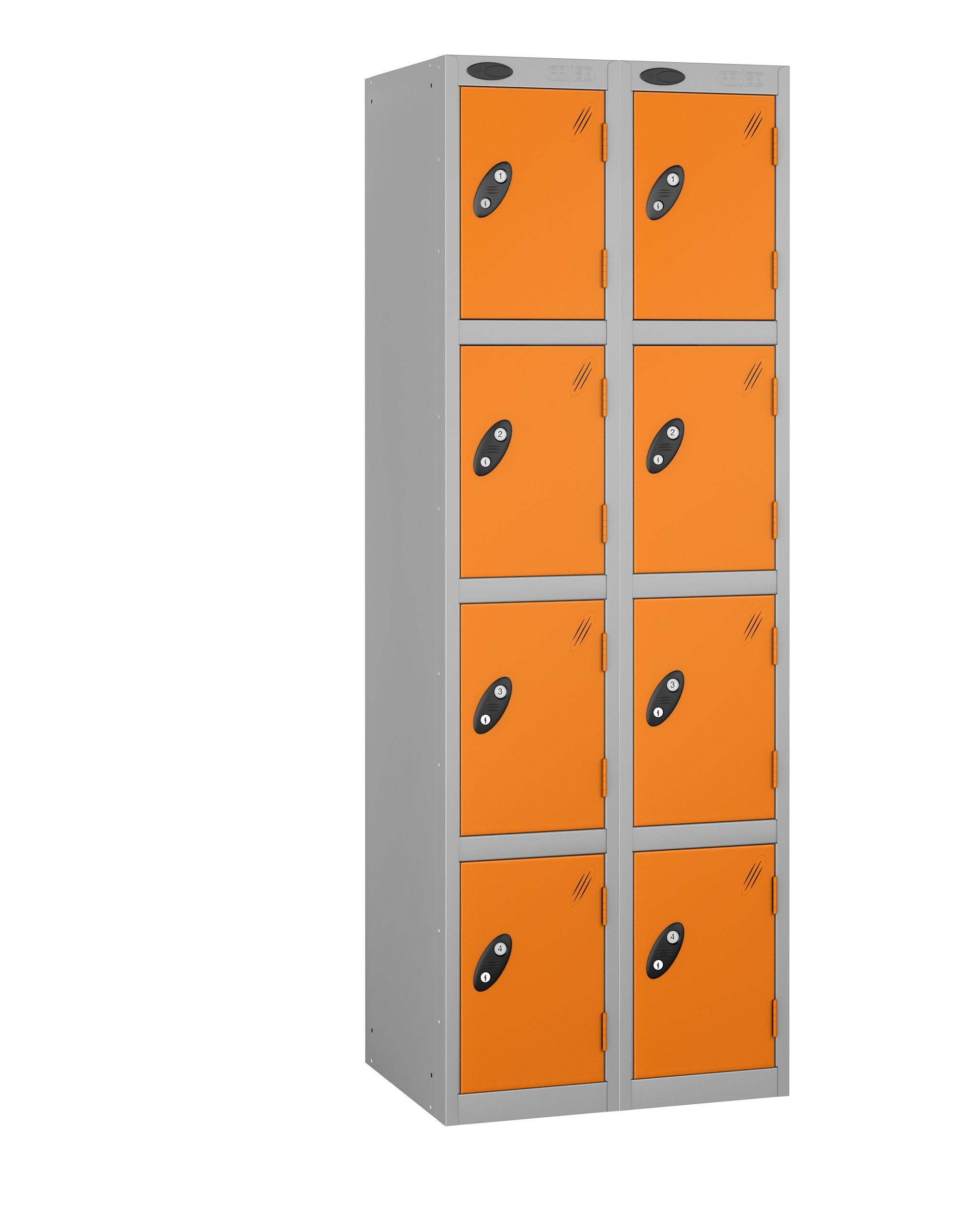 Colour Range Four Doors Locker - Nest of 2