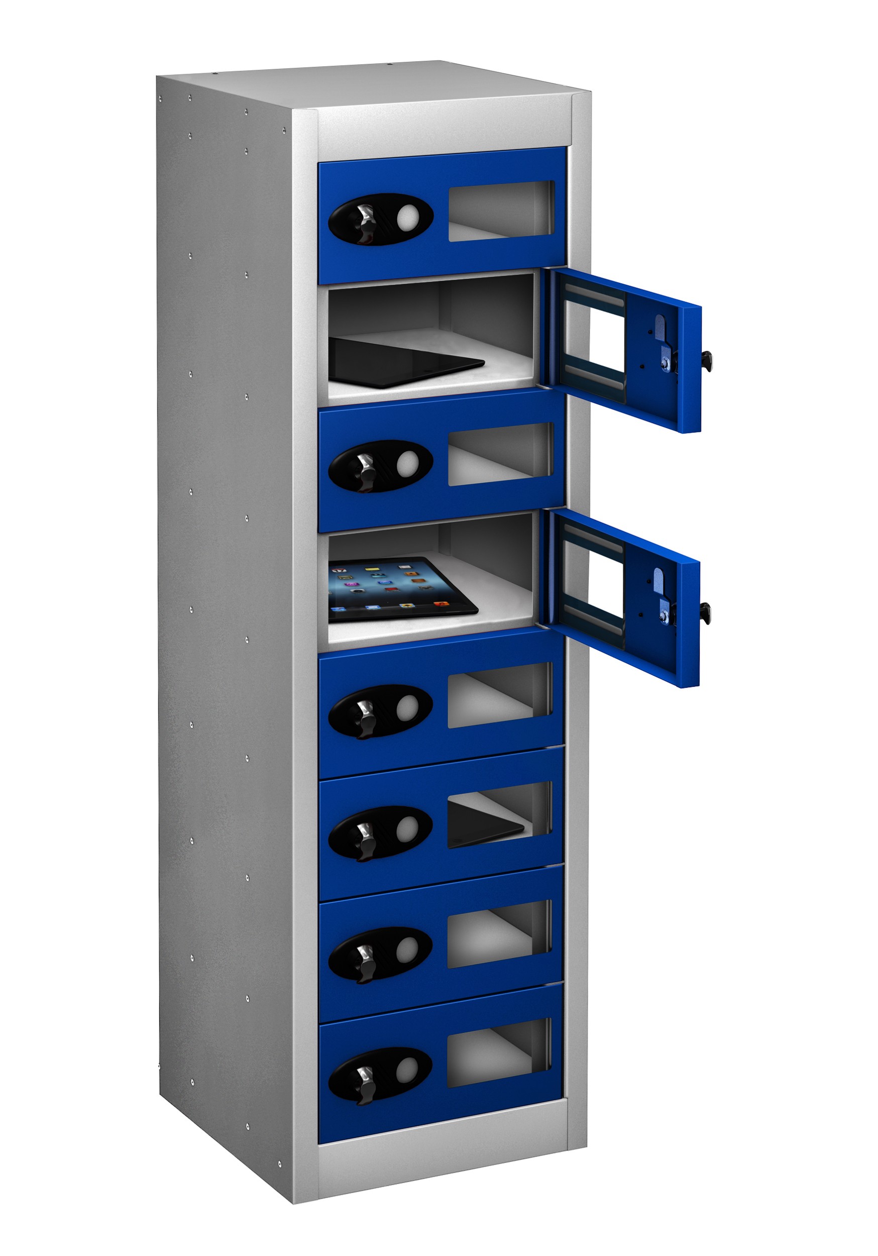 School Vision Panel 8 Doors 8 Compartment Low Locker