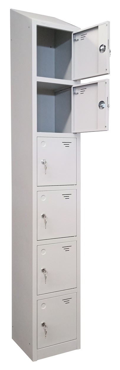 HERO Six Door Locker Sloping Top
