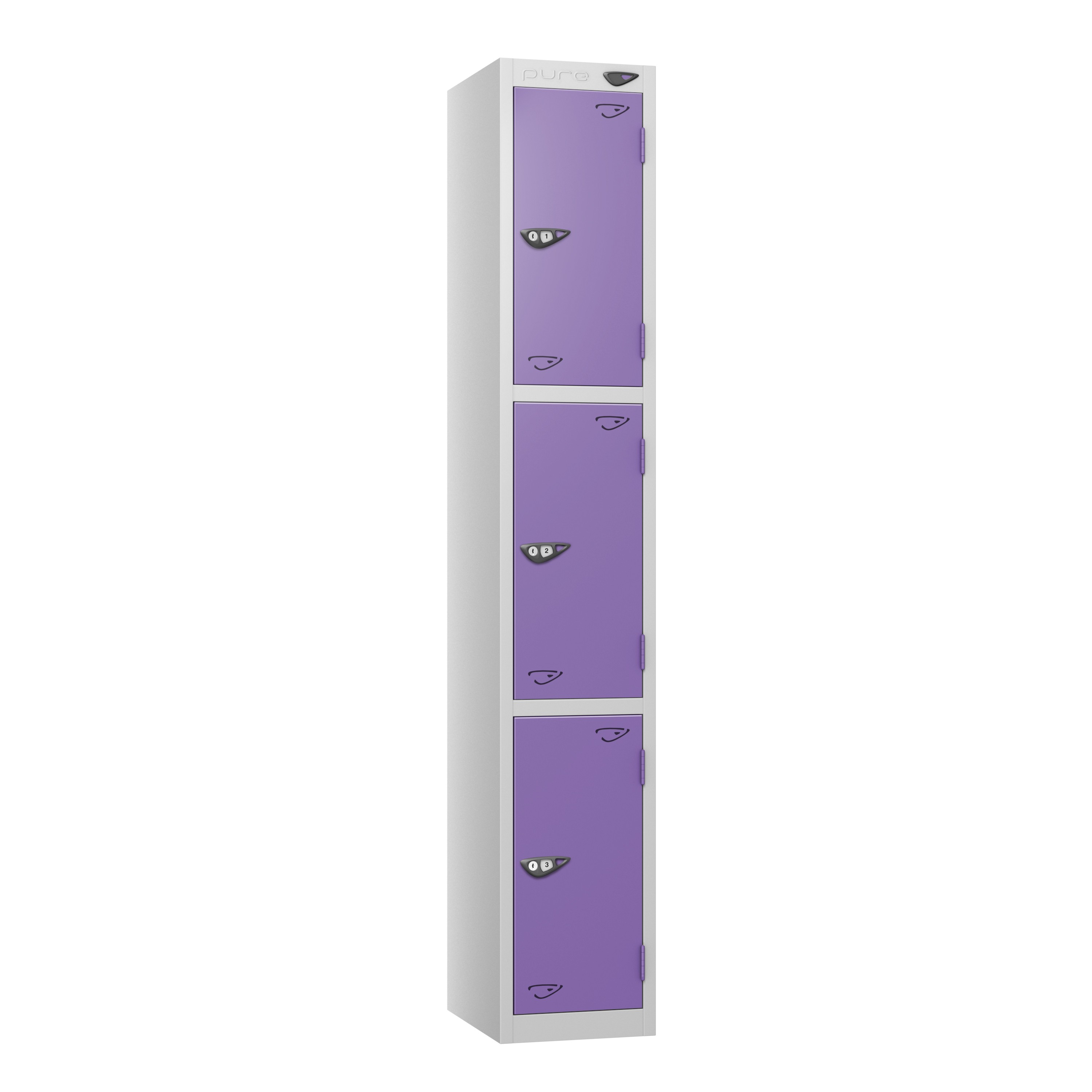 School PURE Three Door Locker