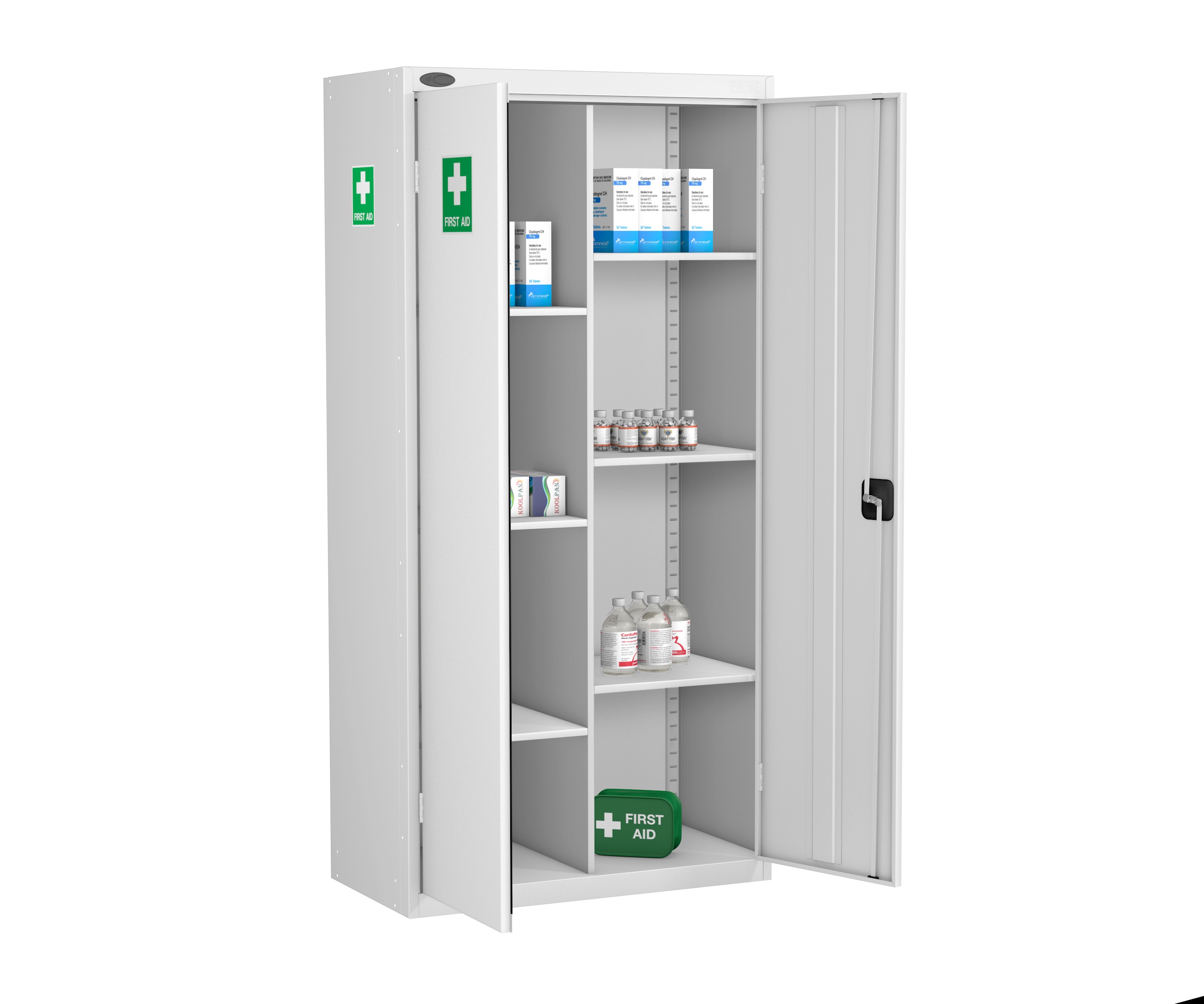 8 compartments Medical Cabinet