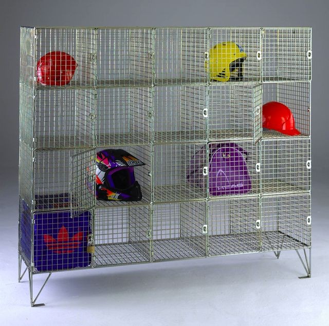 20 Door 20 Compartment Mesh Personal Effects Locker