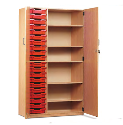 20 Shallow Tray Storage Cupboard