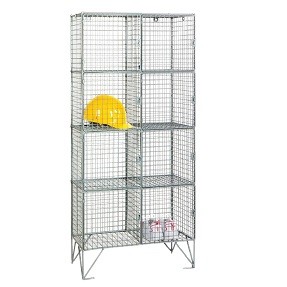 8 Door 8 Compartment Mesh Personal Effects Locker