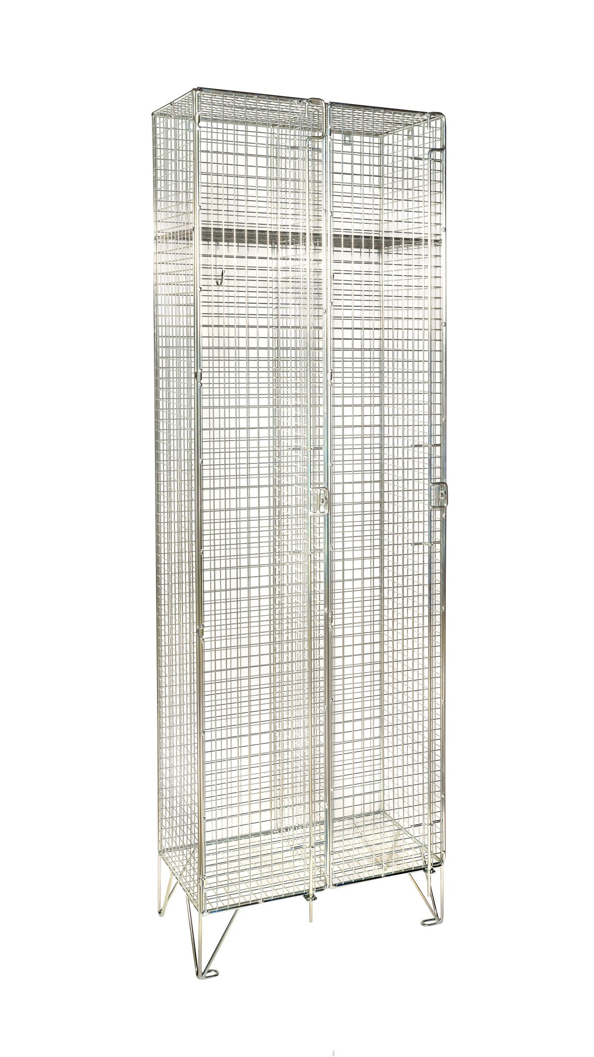 Premium Mesh Single Door Locker - Nest of 2