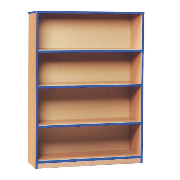 Coloured Edge Medium Open Bookcase 