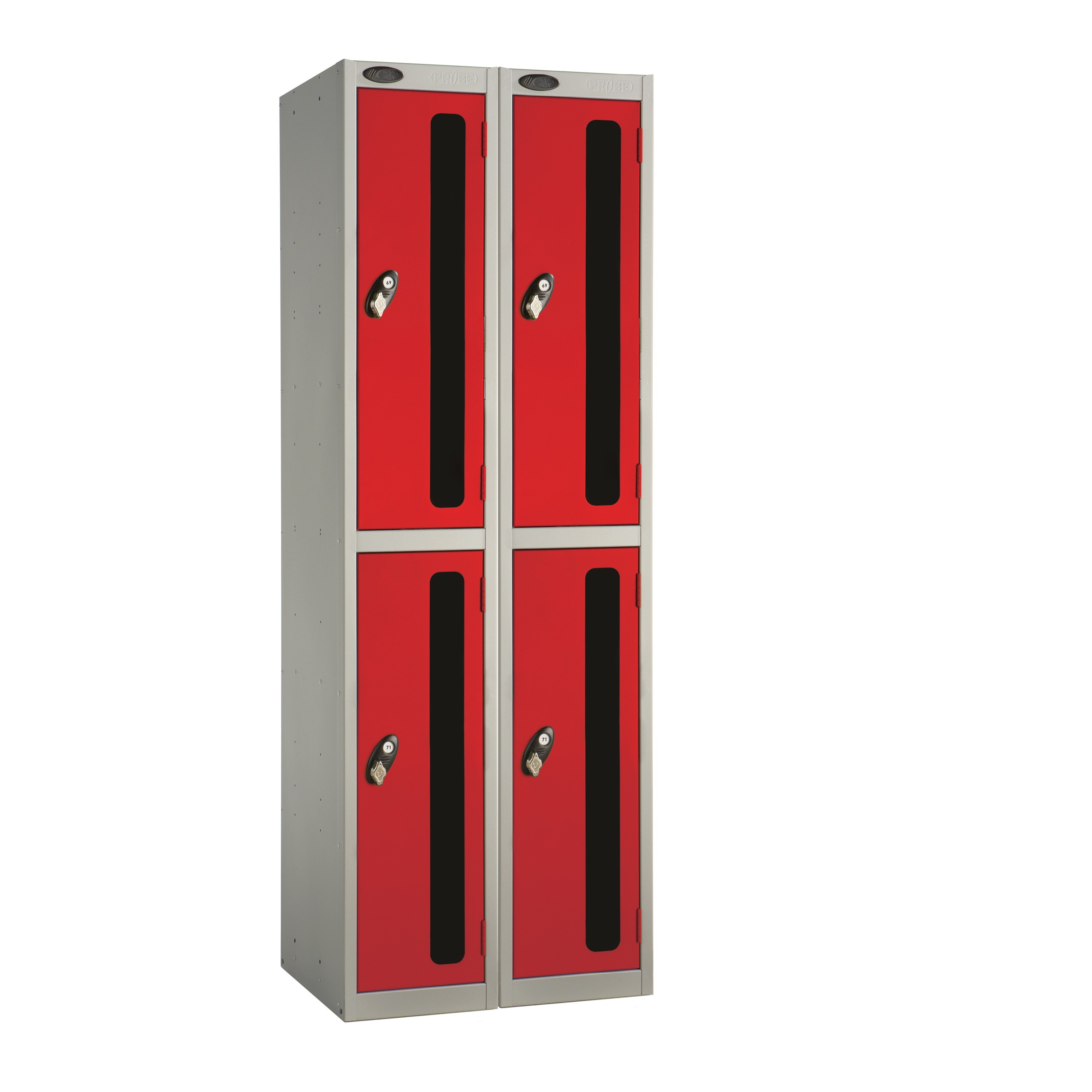 Two Doors Vision Panel Locker - Nest of 2