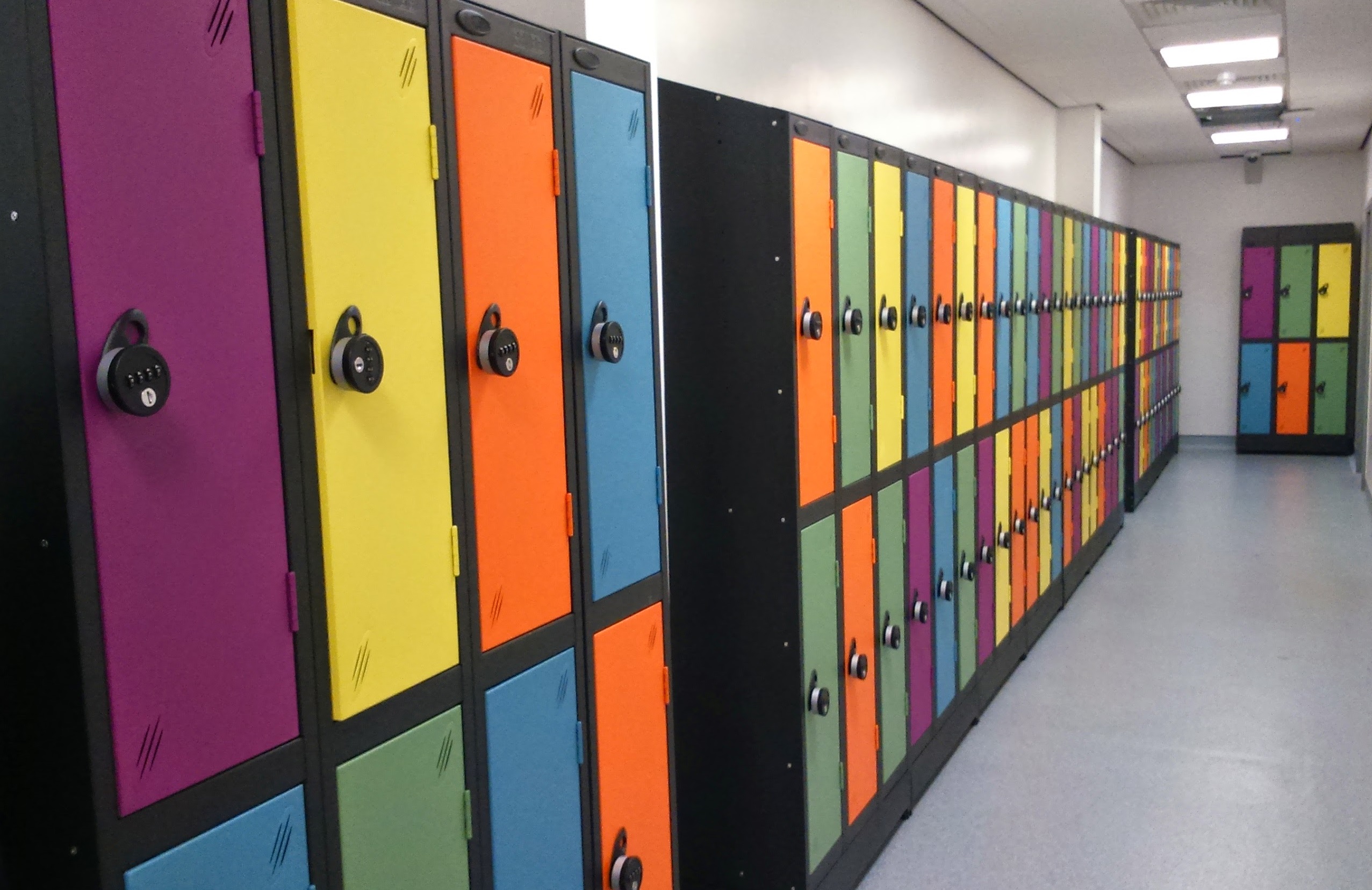 Colour Range Three Doors Locker